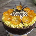 Tort ajerkoniakowo ananasowy